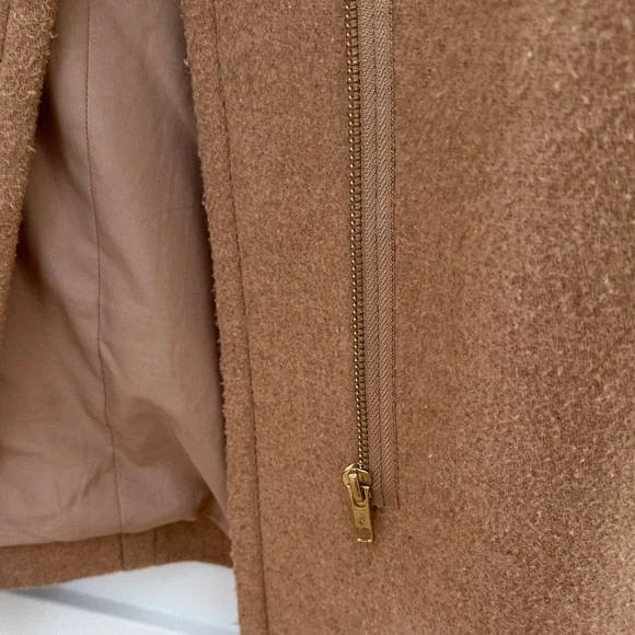 J. Crew Camel Wool Coat - Picture 3 of 5